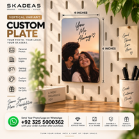SKADEAS Custom Plate | Personalize With Your Photo, Logo or Design